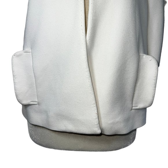 SANDRO Sportswear White Cropped Jacket Size Medium - Picture 9 of 10